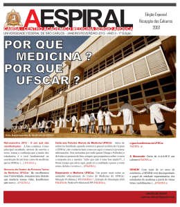 Janeiro/2013 - Universidade Federal de S&atilde;o Carlos