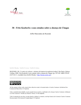 Fritz Koeberle e seus estudos sobre a doen&ccedil;a de