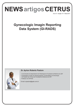 Gynecologic Imagin Reporting Data System (GI-RADS) - Dr