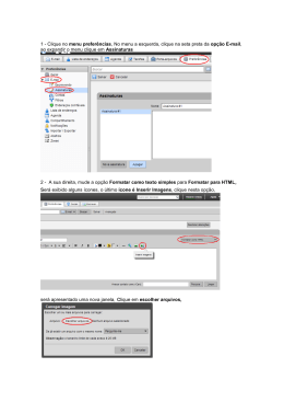 1 - Clique no menu prefer&ecirc;ncias, No menu a esquerda, clique