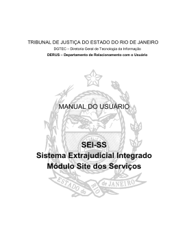 Consulta Informação - Tribunal de Justiça do Estado do Rio de