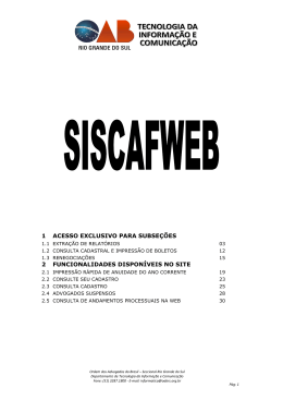 Manual Siscafweb