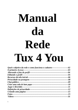 Qual o objetivo da rede e como funciona o cadastro