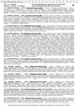 Ano 6 &ndash; n&ordm; 118/2014 Data de Disponibiliza&ccedil;&atilde;o: segunda