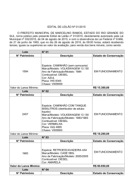 10/08/2015 Edital de Leilão 01/2015