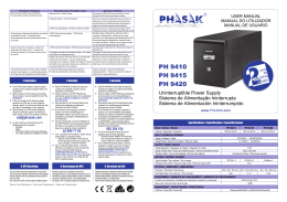 User Manual PH 9410 / PH 9415 / PH 9420 (ES-UK-PT)