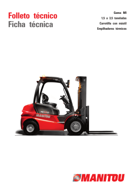 Folleto t&eacute;cnico Ficha t&eacute;cnica