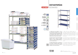 ESTANTER&Iacute;AS