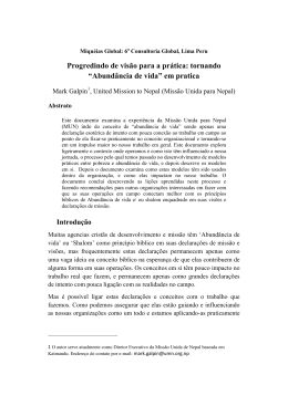 Abund&acirc;ncia de vida