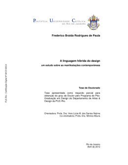 Frederico Braida Rodrigues de Paula A linguagem h&iacute;brida