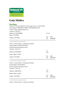 Guia M&eacute;dico - Jacobs Guimar.