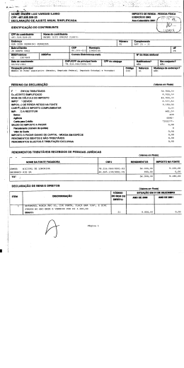 ä .LE NOME: ANDRE Lulz vARGAs |LAR|O cPF: 491.509.509-25