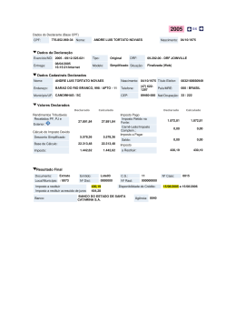 Extratos declara&ccedil;&otilde;es de ajuste