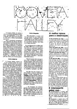 O Cometa Halley j&aacute; come&ccedil;a a criar um clima de - md-m09:80