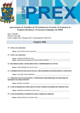 [i jornada extensionista] aceites dia 27 de junho