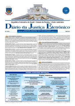 PODER JUDICI&Aacute;RIO ESTADUAL &Oacute;rg&atilde;os Julgadores