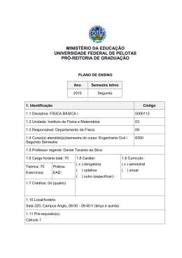 F&iacute;sica B&aacute;sica I