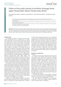 Full PDF - Check List: Journal of Species Lists and Distribution