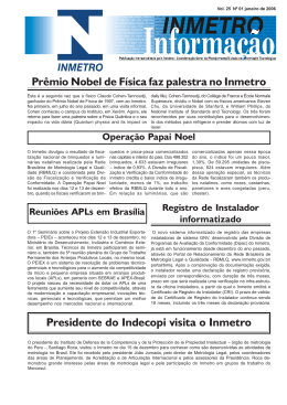 Presidente do Indecopi visita o Inmetro