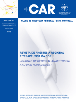Revista #68 - Clube de Anestesia Regional