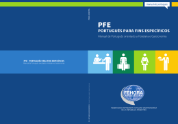 PORTUGU&Ecirc;S PARA FINS ESPEC&Iacute;FICOS