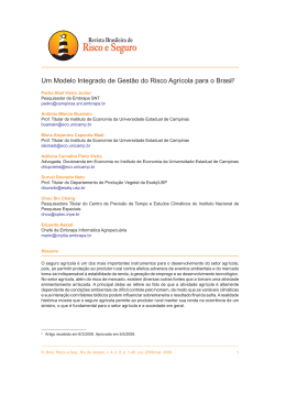 Leia aqui - Revista Brasileira de Risco e Seguro