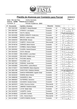 Historia de la Cultura COMISI&Oacute;N 2
