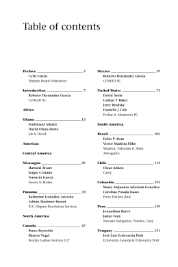 View table of contents - Globe Law and Business