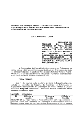 GABINETE DA REITORIA