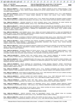 Ano 6 &ndash; n&ordm; 110/2014 Data de Disponibiliza&ccedil;&atilde;o: quarta