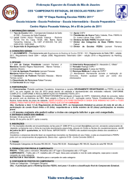 Campeonato Estadual & 5ª