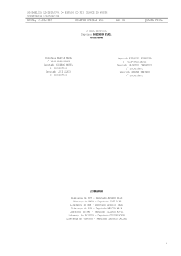 BO 2554 - Assembleia Legislativa do Rio Grande do Norte