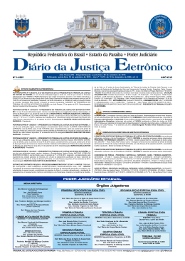 PODER JUDICI&Aacute;RIO ESTADUAL &Oacute;rg&atilde;os Julgadores