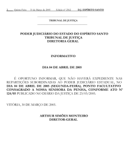 poder judici&aacute;rio do estado do esp&iacute;rito santo tribunal de justi&ccedil;a