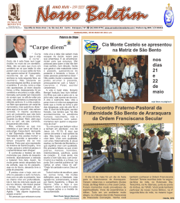 &ldquo;Carpe diem&rdquo; - Comunidade Servos do Cristo Redentor