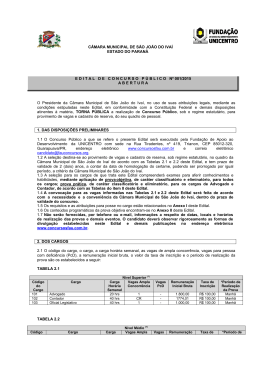 edital de abertura n&ordm; 001/2015