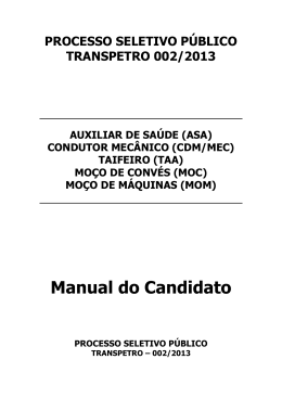 Edital Quadro Mar 002/2013