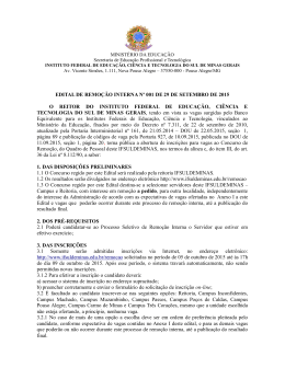 Edital 01/2015
