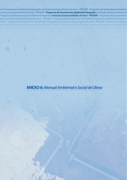 Anexo 6 - Manual Ambiental e Social de Obras