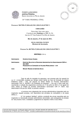 PODER JUDICI&Aacute;RIO CONCLUS&Atilde;O Nesta data, fa&ccedil;o estes autos