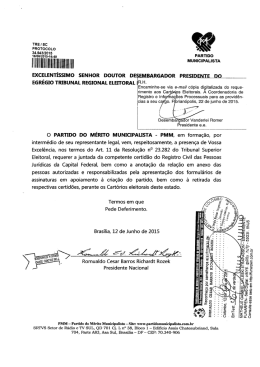 PMM - Tribunal Regional Eleitoral de Santa Catarina