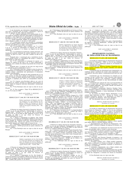 Resoluções 8 e 9 de maio/2006.