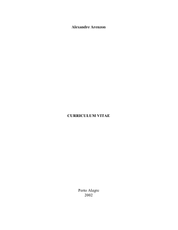 Alexandre Arenzon - Ecologia da UFRGS