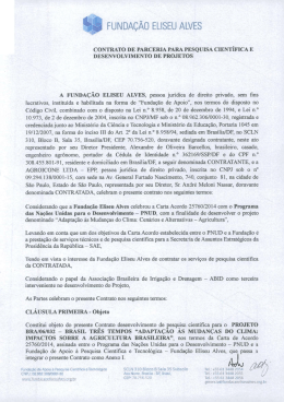 Contrato Parceria-PNUD - Funda&ccedil;&atilde;o Eliseu Alves