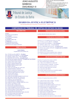 DJE ADM 453.pmd - Tribunal de Justi&ccedil;a do Estado da Bahia