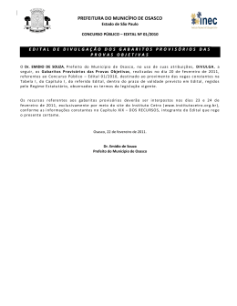 PREFEITURA DO MUNIC&Iacute;PIO DE OSASCO