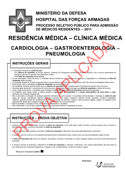 RESID&Ecirc;NCIA M&Eacute;DICA &ndash; CL&Iacute;NICA M&Eacute;DICA