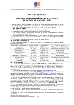edital n&ordm; 01 de 2015 concurso especializa&ccedil;&atilde;o m&eacute;dica 2015 /2016