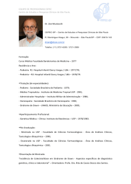 Prof. Dr. Zan Mustacchi