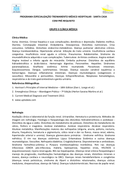 PROGRAMA ESPECIALIZA&Ccedil;&Atilde;O TREINAMENTO M&Eacute;DICO